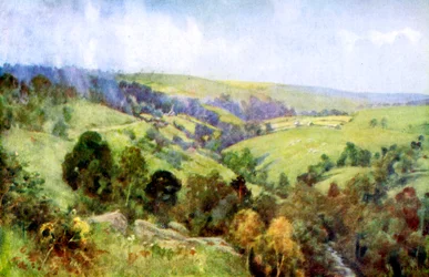 Sulle colline vicino a Harrogate, Yorkshire, 1924-1926
