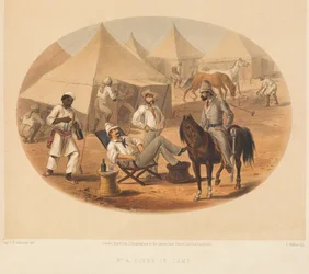 Scena di campo, Rivolta indiana, c.1857-1858
