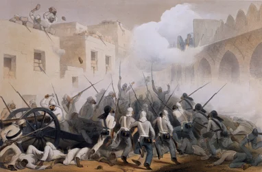 Assalto a Delhi 1857, da The Campaign in India 1857-58