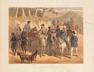 Ufficiali feriti a Simla, 1857