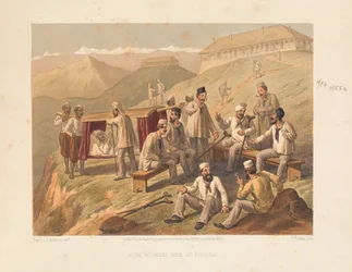 Uomini feriti a Dugshai, 1857