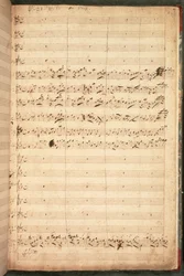 R.M.20.h.5 f18 Partitura originale dell
