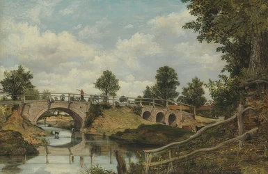 Un vecchio ponte a Hendon, Middlesex