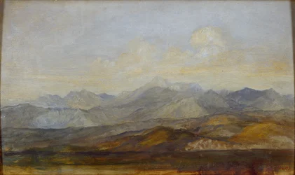 Le montagne di Carrara da Pisa