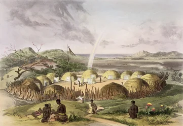 Kraal Zulu vicino a Umlazi, Natal, tavola 27 da 