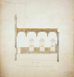 New College Oxford: Progetto per il tetto della nuova sala