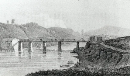 Ponte a Zanesville, Ohio, da 
