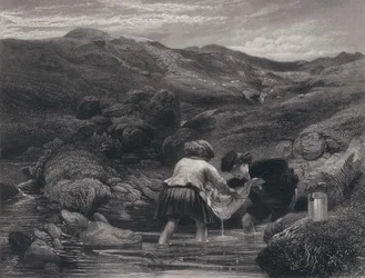 Illustrazione per Auld Lang Syne di Robert Burns (incisione)