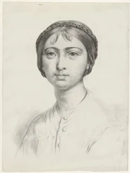 Busto di giovane donna