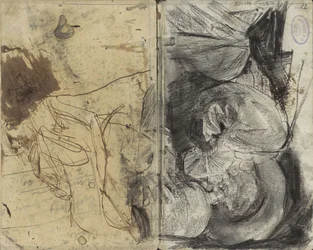 Uomo che beve in abiti del XVII secolo e un uomo seduto