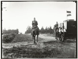 Cavalieri Gialli a cavallo vicino ad Arnhem