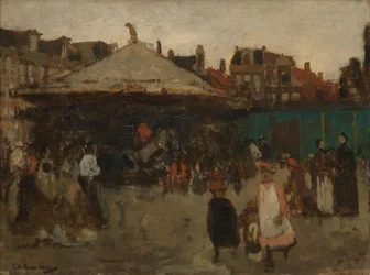 Fiera sulla piazza Haarlemmerplein