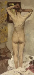 Nudo in piedi