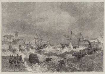 La recente tempesta, naufragi a Kingstown, Baia di Dublino