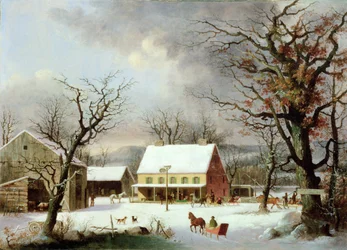 Sette miglia a Farmington, c.1853
