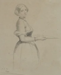 Ritratto di una giovane donna, 1856