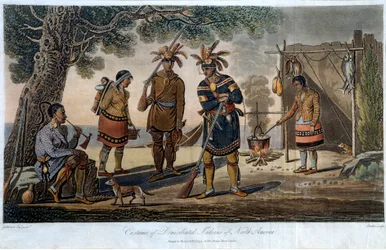 Costumi degli indiani domiciliati del Nord America