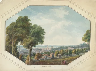 Greenwich dal punto, c.1820