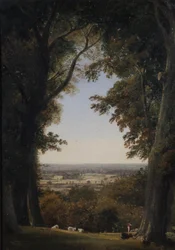 Vista distante di Twickenham, Middlesex