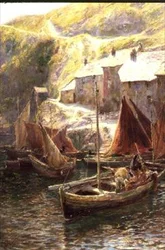 Barche da Pesca, Polperro, Cornovaglia
