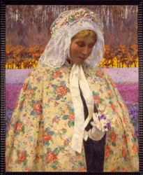 La Mariée, dipinto di George Hitchcock (1850-1913), 1906, collezione privata