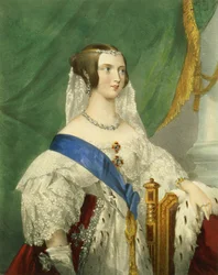 Sua Graziosissima Maestà, la regina Vittoria (1819-1901), incisa da James Henry Lynch (attivo 1815-68)