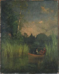 Crepuscolo tra i giunchi (Alexandria Bay)