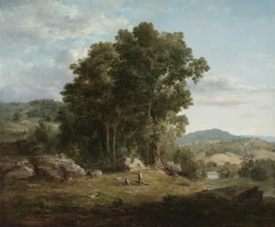 George Inness / "Il taglialegna", 1849