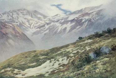 Il Col De Balme da Le Planet, sopra Argentiere