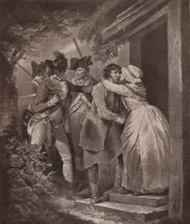 Il disertore che saluta la moglie, 1791-1909
