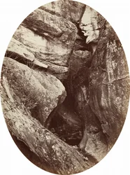 Cascata vicino al Williams College, c. 1870 (foto)
