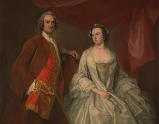 Un Uomo e una Donna, Possibilmente della Famiglia Scomparsa, di Little Park House, Wickham, Hampshire