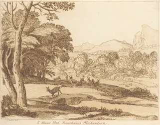 Senza Titolo: Paesaggio con Cervi