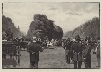 La stagione londinese, a Hyde Park, in attesa dello Shahzada