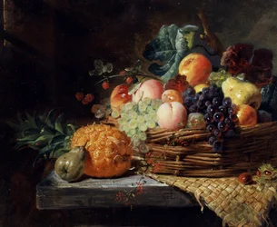 Dono della natura. Dipinto di George Lance (1802-1864) Collezione privata.