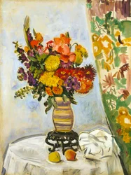Fiori in un vaso cinese