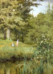 Raccogliendo fiori selvatici