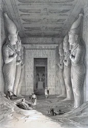 Interno del Grande Tempio, Abu Simbel