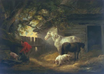 Un cortile di fattoria, 1792