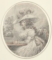 Anne Ward Morland, 1786 circa (grafite)