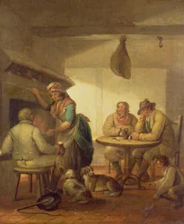 Contadini presso un fuoco di locanda, 1796