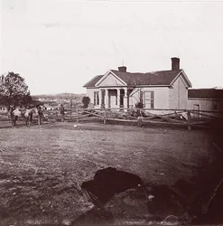 Ufficio del capo commissario, Chattanooga, ca. 1864