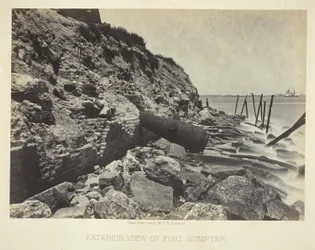 Vista esterna di Fort Sumpter