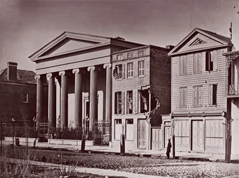 Hibernian Hall, Charleston, ca. 1864