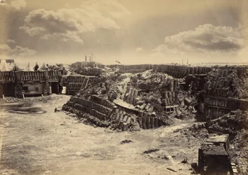 Veduta interna di Fort Sumter