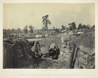 Opere ribelli davanti ad Atlanta, GA, No. 3, 1864
