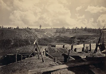 Lavori ribelli davanti ad Atlanta, Ga. N. 5