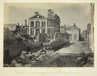 Rovine della Pinckney Mansion, Charleston, S.C.