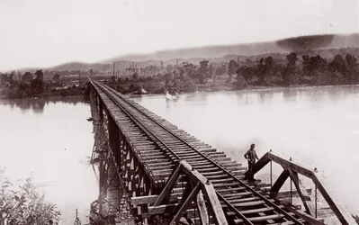 Fiume Tennessee a Bridgeport, ca. 1864