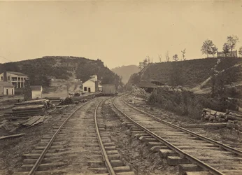 Il passo di Allatoona verso nord, Georgia